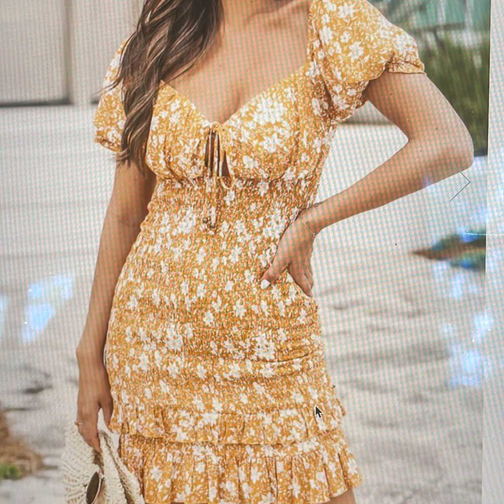 Floral dress. Never worn.